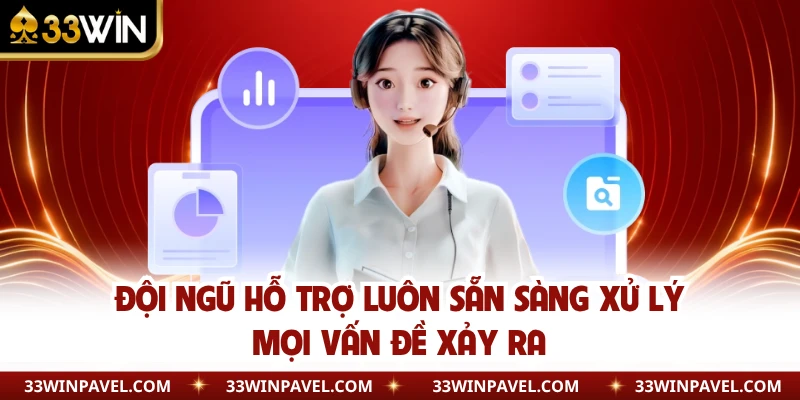 Đội ngũ hỗ trợ luôn sẵn sàng xử lý mọi vấn đề xảy ra