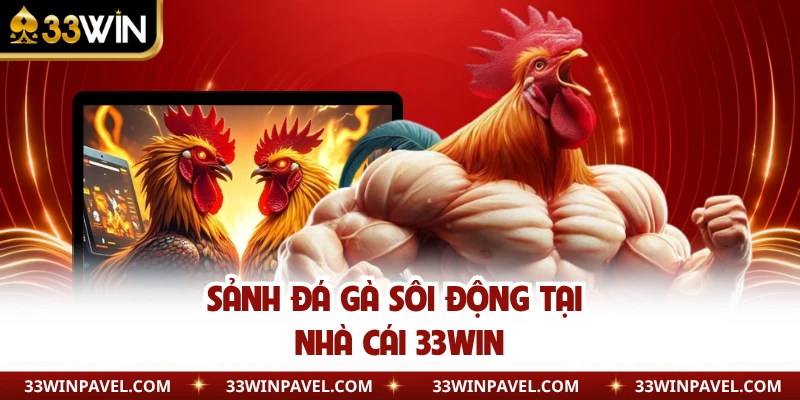 Sảnh đá gà sôi động tại nhà cái 33WIN